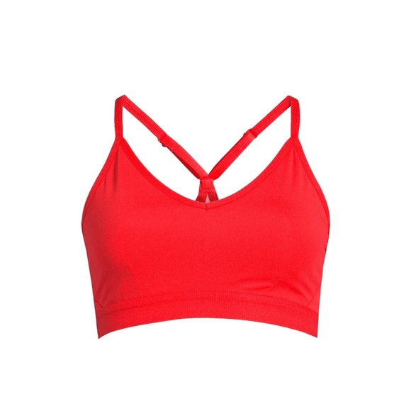 Athletic Works NWT Women's Red Racerback Sports Bra 761 - Picture 1 of 6